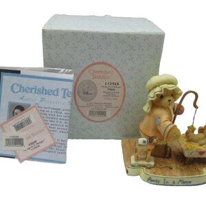 Cherished Teddies 2003 Elijah "Away in a Manger" Figurine